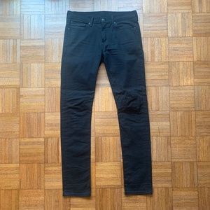 Men's Levi’s 510 Skinny Fit Black Denim Jeans, 32x34